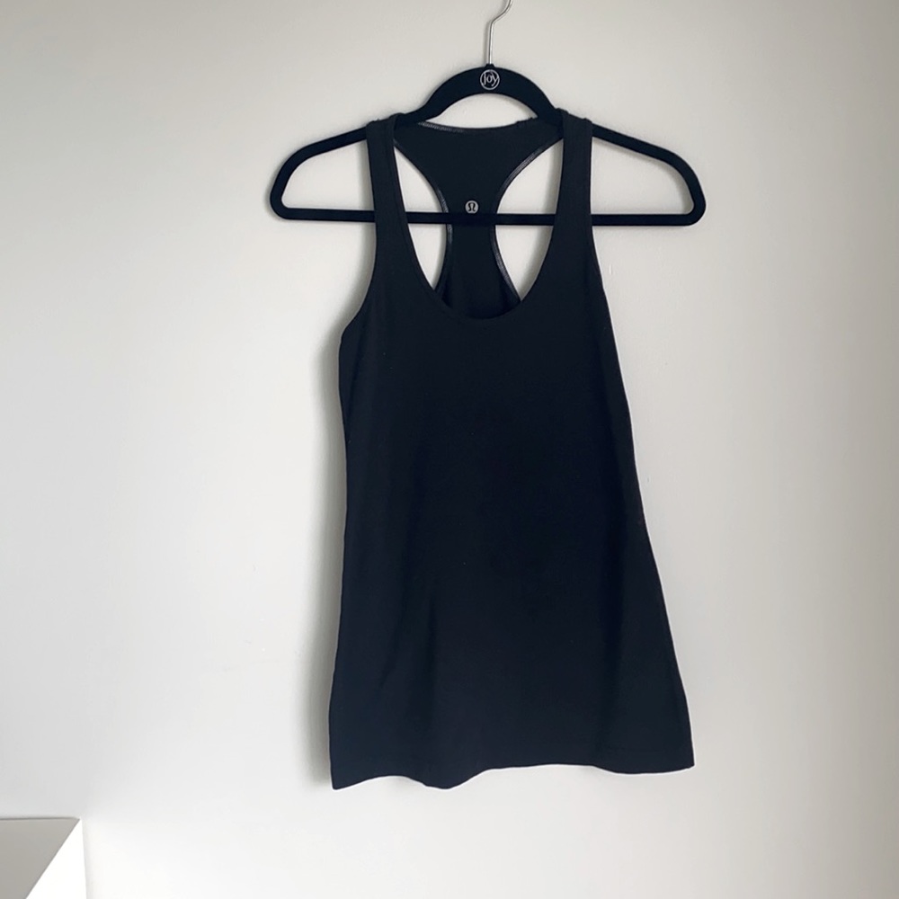 Lululemon women’s black racer back tank